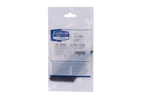Image of Century Drill & Tool 24110 Pro Grade Black Oxide Drill Bit, 5 /32 inch, Pro
