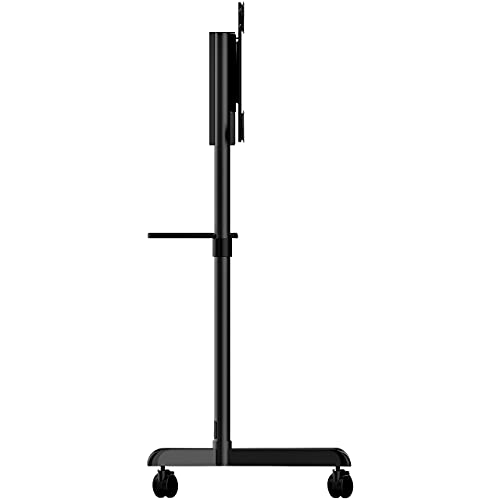 Startech.com Mobile Tv Cart - Portable Rolling Tv Stand For 37-70" Vesa Display (154Lb/70Kg) - Tv Stand W/Shelf & Storage Compartment - Rotate/Tilt Display - Universal Tv Mount On Wheels (Mbltvstndec) #TOP2