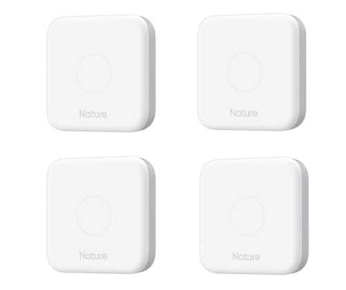 Nature Remo 3 ネイチャーリモ スマートリモコン 温湿度/照度/人感センサー搭載 スマートロック対応 Alexa/Google Home/Siri対応 Remo-1W3 (× 4)