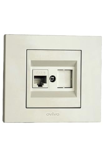 Ovivo Grano Numeris Telefon Prizi Cat3 Beyaz Mekanizma �er�eve,
