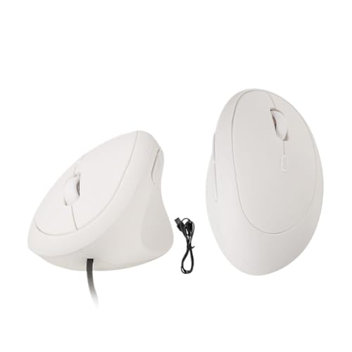 Ratón vertical ergonómico para evitar el dolor de muñeca en PC y Mac con 3 DPI ajustables rosa