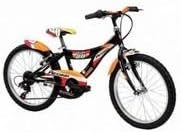 BICICLETTA REGINA DAYTONA 20 NERO ARANCIO MONOVELOCITA' : Sport e tempo  libero