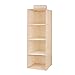 CML Kreatywne ubrania domowe Wiszące Szuflad Box Underwear Sortowanie Przechowywanie Wall Szafa Szafa Szafy Organizator Półki Organizadory (Color : 4 layer beige)