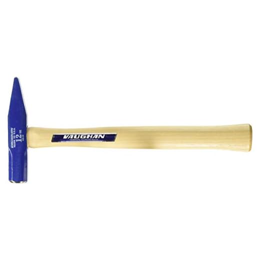 Vaughan 168-10 TR12 Tinner's Riveting Hammer with Hickory Handle, 12-Ounce Head