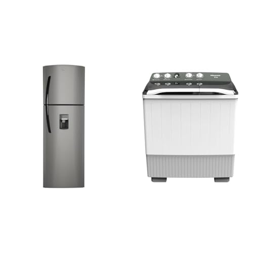 Lista de lavadora semiautomatica mabe de esta semana. 42 mabe. Refrigerador Automático 300L Plata Oscuro RMA300FJMRQ0 + Hisense WSA1803P Lavadora Semiautomática Doble Tina 18Kg Blanco/Gris
