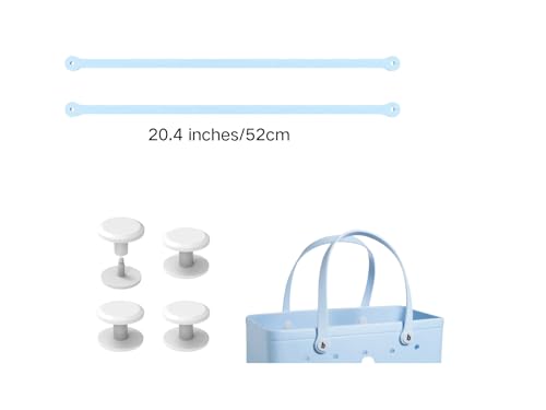 Image of Replacement Straps for S /M Rubber Beach Bag, Replacement Handles with 4 Snaps, EVA Bag Strap Replacement