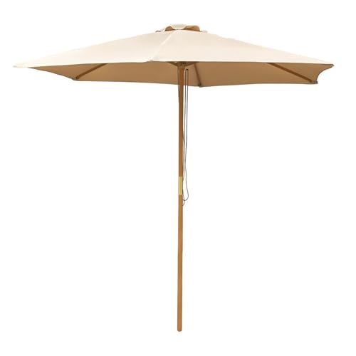Parasol de jardin 2,7 m d'extérieur anti UV pour terrasse et plage