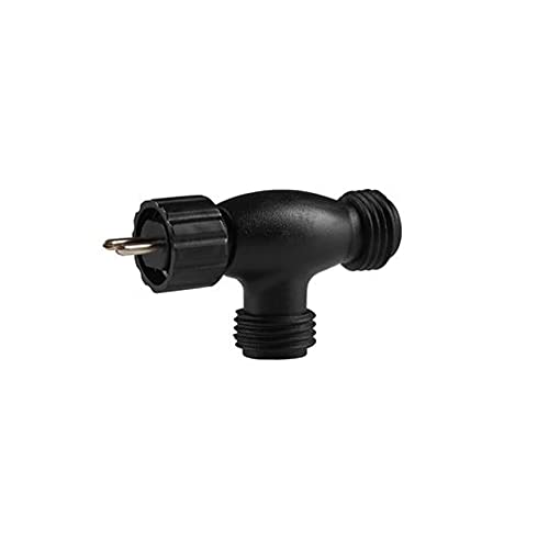 Ellumiere 12 Volt Low Voltage Garden Lighting Cable, Plug and Play System (T-Piece Connector)