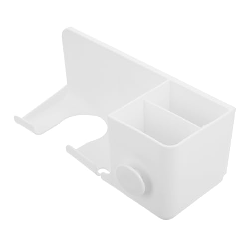 Gogogmee Hair Dryer Stand Wall Hair Dryer Holder Modern Design Organizer Rack for Hotel Home and Easy Install
