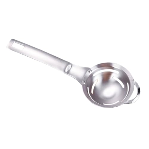 Unomor Egg Yolk Filter Tool Egg Divider Stainless Steel Safe for Boys and Girls Elderly