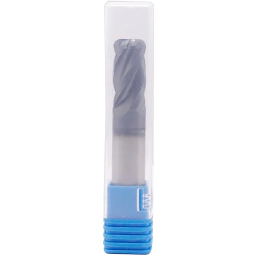 Image of 1 /2 inch 4 Flute Solid Carbide End Mill, 0.125 inch Corner Radius, AlTiN Coated | 30 Degree Helix, 1 /2 inch Cutting Diameter, 1 /2 inch Shank Diameter, 1 inch Length of Cut, 3 inch Overall Length