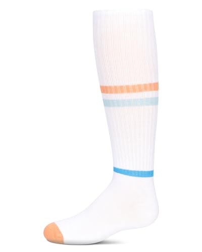 MeMoi Girls' Multi Colored Stripe Knee High Socks