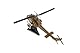 Daron Worldwide Trading Postage Stamp UH-1 Huey Gunship 1:87 Vehicle