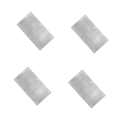 Alipis 4 Piezas Película De Protección Solar Barrera Radiante para Ventanas Escudo Térmico para Ventanas Barrera Térmica para Ventanas Película De La Ventana Silver Papel De Aluminio