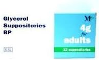 Glycérine (Glycérol) Suppositoires Bp 4g Adulte