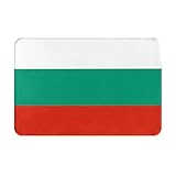 Rutschfeste Bodenmatten mit bulgarischer Flagge, stilvolle Heimdekoration, geeignet für Küche, Bad...