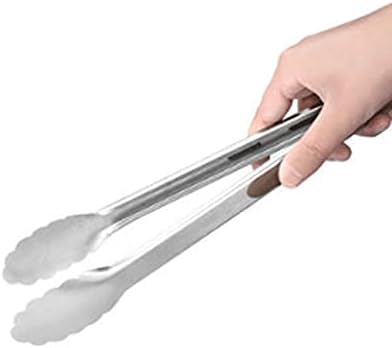 Cooking Tongs Kitchen Tongs,for Frying, Cooking, Barbecue Bread,Size：350mm*38mm,High Temperature Resistance Tongs