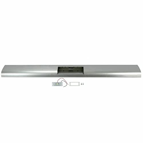 Rear Bumper Roll Pan Fit For 1967-1972 Ford F100 F250 Fleetside W/ Plate&Light Steel #TOP1