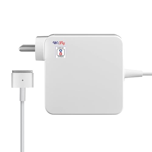Image of WeFly 60W Mag /Safe 2 Laptop Adapter Charger for 60W T-Tip Power Adapter Charger for Mac /Book Air 11 inch and 13 inch (2012, 2013, 2014, 2015, 2017 2018(A1436 / A1435 / A1502 / A1465 /A1466)
