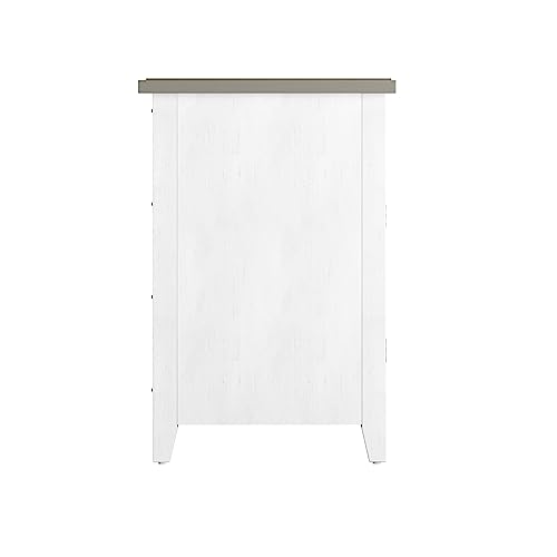 Hillsdale Furniture Hillsdale Clarion Server Distressed Gray/Sea White #TOP7