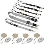 Q'Straint M-Series for L Track with Occupant Restraint and Mounting Plates