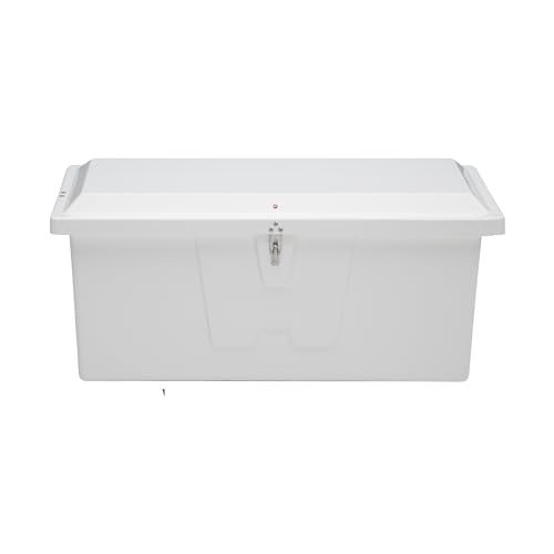 Taylor Made Stow 'N Go Small Fiberglass Dock Box, White (24