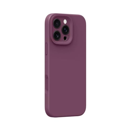 Coque de protection premium en silicone pour iPhone 15 Pro violet