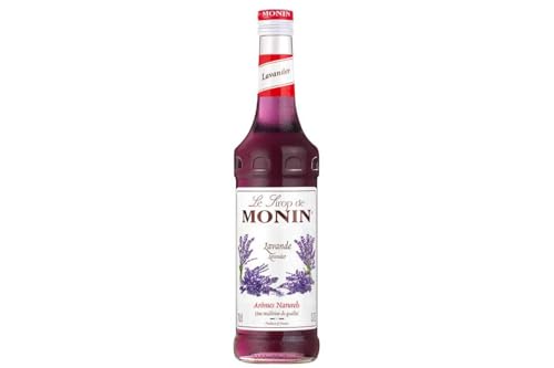 MONIN Premium Lavender Syrup 700ml for Cocktails and Mocktails. Vegan-Friendly Allergen-Free 100% Natural Flavours