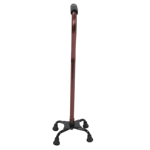 LOLIPPYY Bastón de Aluminio con Cuatro Patas Mango Cómodo de Macromoléculas Base Antideslizante para Hombre y Discapacitado Soporte Estable y Seguro Accesorio Caja Separada LOLIPPYY Bastón de Aluminio con Cuatro Patas Mango Cómodo de Macromoléculas Base Antideslizante para Hombre y Discapacitado Soporte Estable y Seguro Accesorio Caja Separada