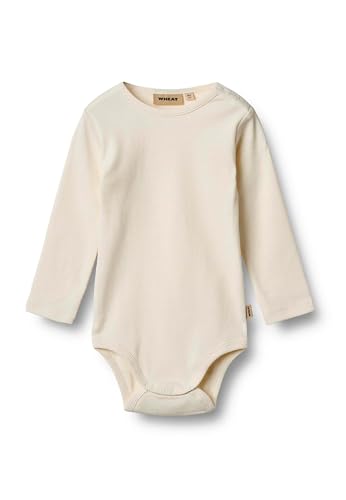 Wheat Unisex Rib Body Strampler Langarm Spencer GOTS Zertifiziert