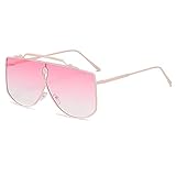  XDOUBAO Gafas Big Frame Metal Square Squan Sungasses Sunglasses Masculino Moda Gafas de sol Gafas-Color foto_Polvo de la gravedad del marco en polvo