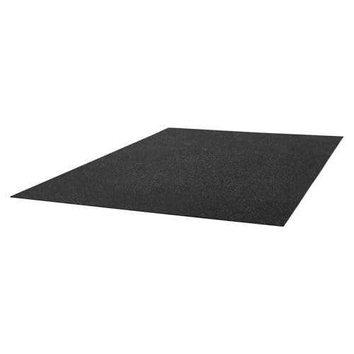 Image of VEVOR 0.4Inch 96sq.ft 24 Tiles Gym Flooring for Home Gym, Rubber Top with High Density EVA Foam, 24 x 24In Gym Floor Exercise Equipment Mats, Interlocking Gym Mats, Puzzle Workout Mats, Black & Gray | Rubber Top with High Density EVA Foam, Lightweight Gym Floor Exercise Mats, Interlocking Puzzle Workout Mats, Black & Gray