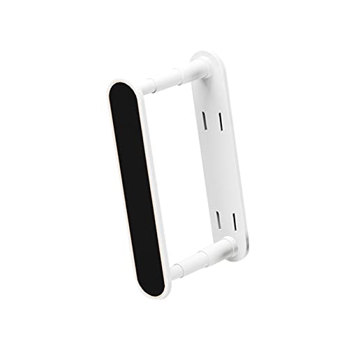 Organizador De Perchas De Pared, Organizador De Soporte Para Perchas, Percha Retráctil, Estante De Almacenamiento, Percha De Ropa Plegable, Estante De Almacenamiento Para Lavandería, Balcón(Blanco)