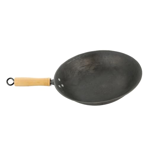 Wok tradicional chino con mango ergonómico y fondo para inducción