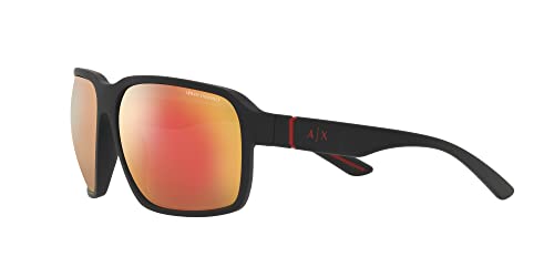 Image of Armani Exchange mens Ax4131su Universal Fit Square Sunglasses
