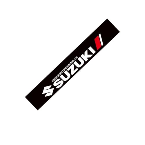 Car Window Windshield Sticker for Suzuki Kizashi/Swift/Baleno/Ciaz/Alivio/Liana,1PCS Durable Waterproof Self-Adhesive Windshield Bands Personalized Fashion Sports Exclusive Logo Exterior Decoration