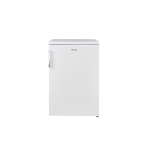 SEVERIN Table-Kombi-Kühlschrank, Veggiebox für Aufbewahrung von Obst und Gemüse, intergrierte LED-Beleuchtung, 120 L Nutzinhalt, weiß, TKS 8846