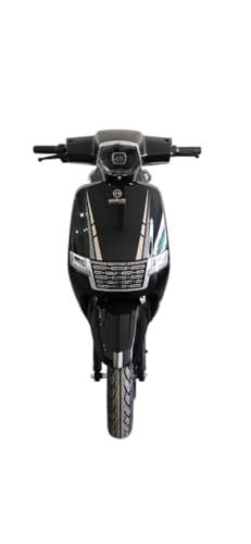 Image of Virat Pro Electric Scooter, Non RTO, 70-150 km Range Per Charge, Fast Charging (Black)