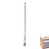 【Antenne télescopique】: fabriquée en matériaux robustes et pratiques, cette antenne télescopique est fiable et durable.
