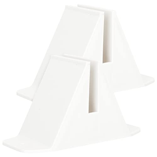 2 Piezas Base De La Pantalla Biombo para Separacion De Ambientes Puerta De Tela Metálica Base De Tabique a Base De Madera Oficina Pies De Pie El Plastico Desmontable