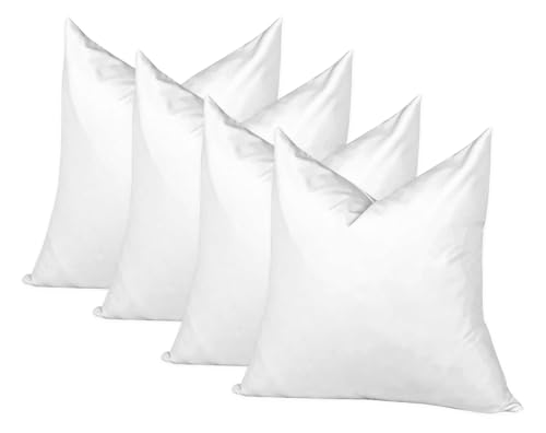 RSH DECOR: Down-Alternative Pillow Inserts Set of 4 | Inserts Only - 26