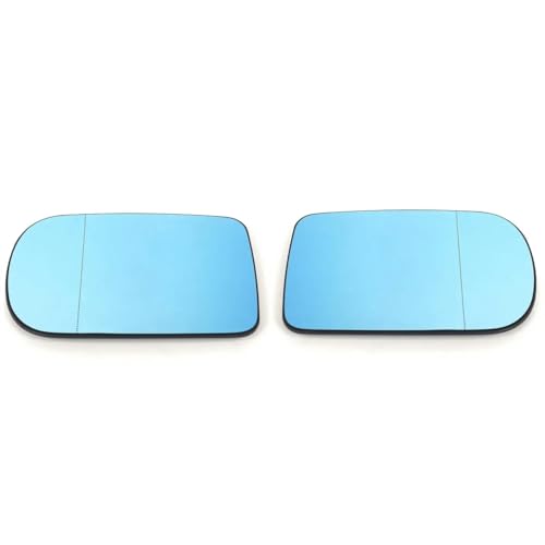Mirror Replacement Glass Left Right Car Heated Rearview Mirror Glass Rearview Mirror Lens, for BMW E39 E38 525I 528I 530I 540I 740I 750I