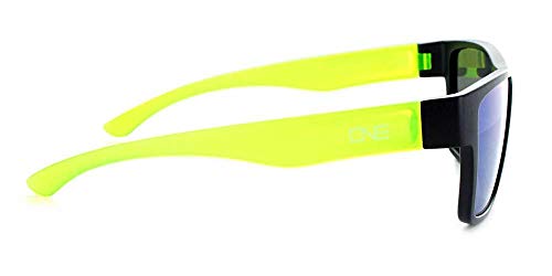 Optic Nerve - 2022 Premium & Affordable Polarized Wayfarer Sunglasses For Girls, Tag Edition With Matte Crystal Clear/Purple Frame/Smoke/Blue Mirror Lens #TOP6