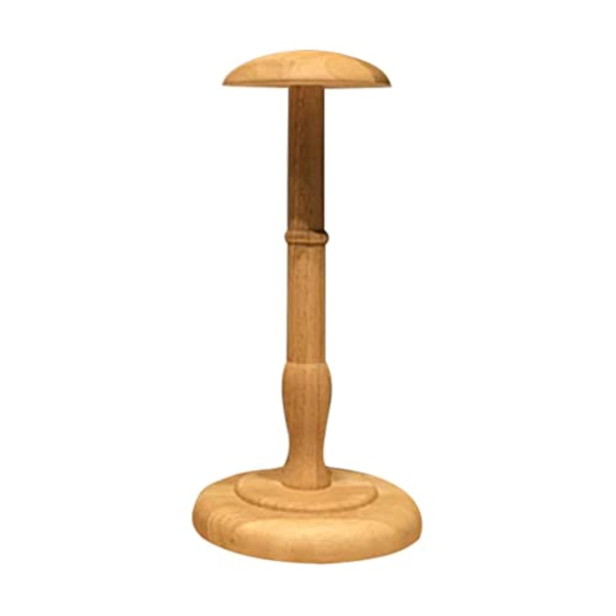 Solid Wood Hat Holder Stand Display Rack, Brown