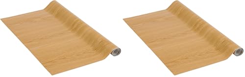 Venilia Lámina adhesiva, Roble natural Aspecto madera, 45cm x 1,5m, Espesor 95μ, Vinilo autoadhesivo para muebles o cocina, decorativas papel pintado pared, PVC sin ftalatos, Fabricado en UE
