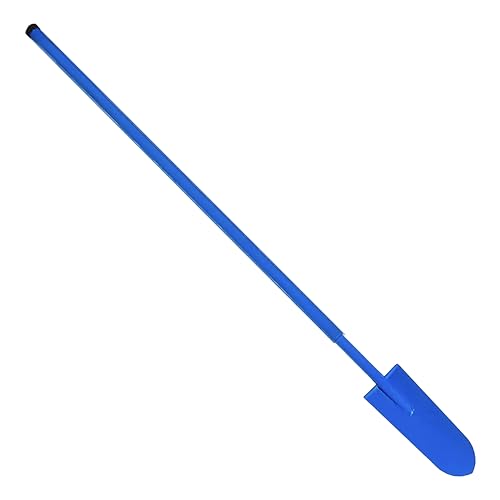 Heavy-Duty All-Steel Sharpshooter Shovel - Weighted Long Handle and Hardened/Heat-Sharpened Chromoly 15 Inch Head
