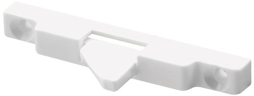 Defender Security S 4600 Sliding Vinyl Window Vent Stop, 2-1/4 Inch Hole Center Spacing, (2-Pack) , White #TOP23