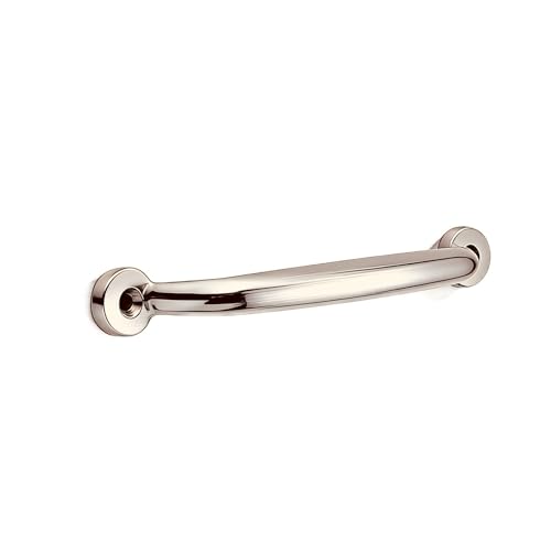 khtumeware Luxury 5-Pack 100% Solid Brass Cabinet Pulls 5 Center-to-Hole Pulls in Polished Nickel Finish for Drawers & Doors