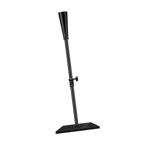 Colaxi Portable Batting Tee for Baseball/Softball, Height Adjustment from 23.6-37.4 inch, Baseball Tee with Rubber Top,Hitting Tee
