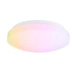 16 millones de colores: la lámpara de techo moderna Romanticismo trae al hogar. la fuente de luz es adecuado como bombilla de lámpara infantil, ideal para el salón o también Lámpara de piso.